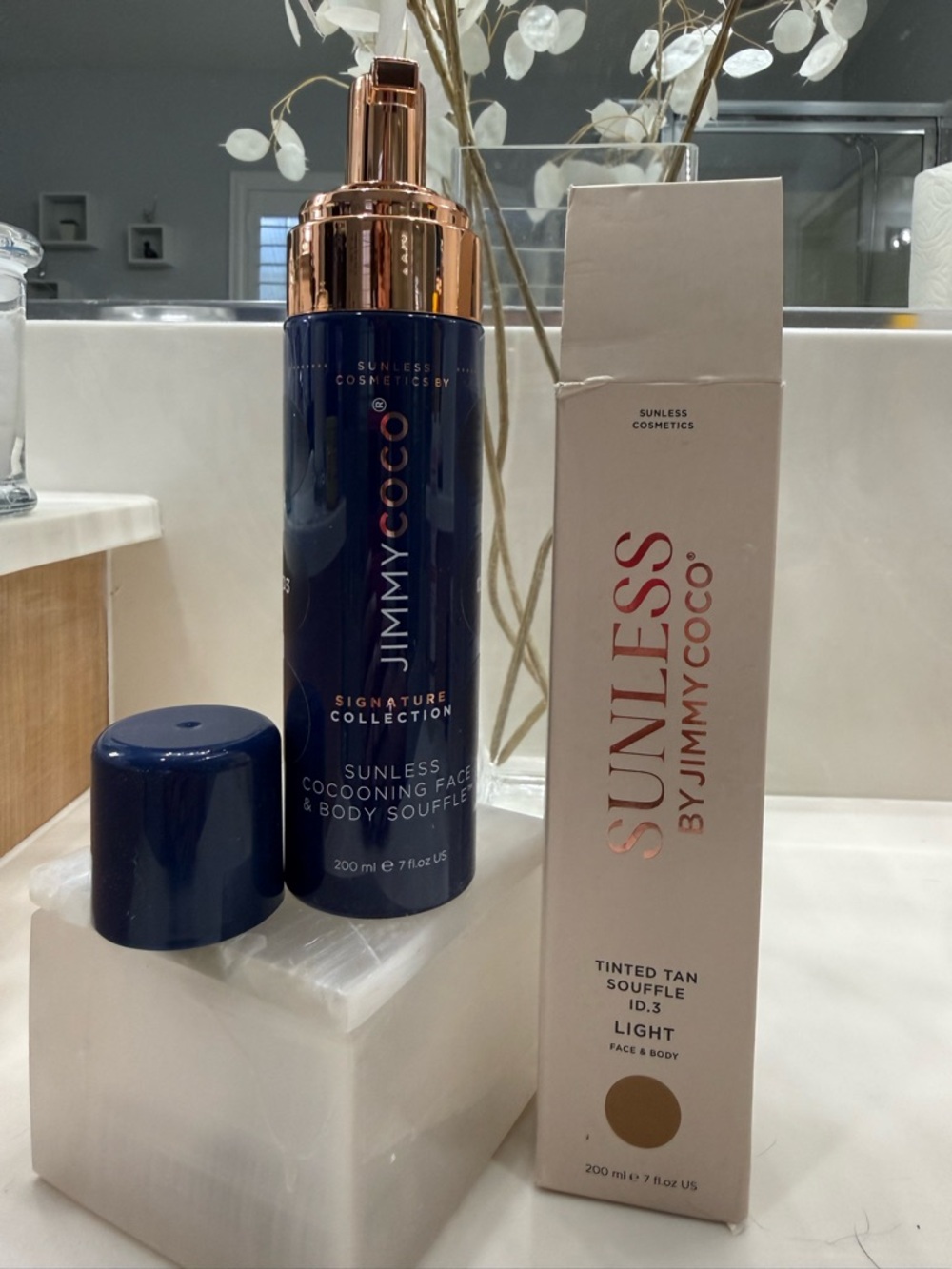 Sunless by Jimmy Coco Sunless Cocooning Face & Body Souffle - Light (Tinted Tan)